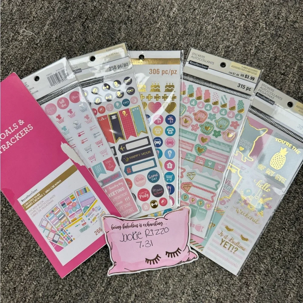Colorful Sticker Pack for Planners
